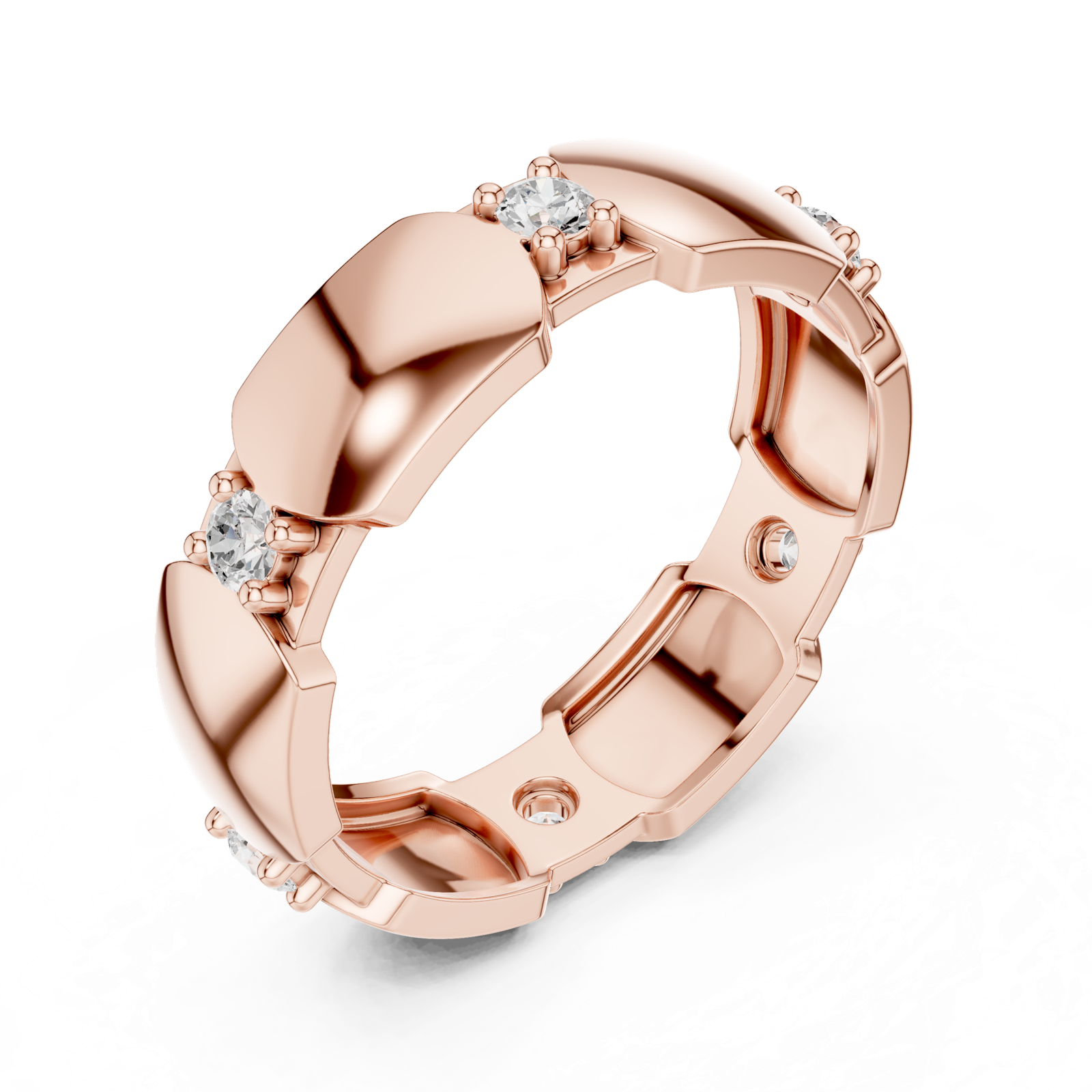 Gold Ring L22-R3, Rose Gold, view 2