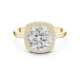 Gold Ring DDLR-809, Yellow Gold, view 4