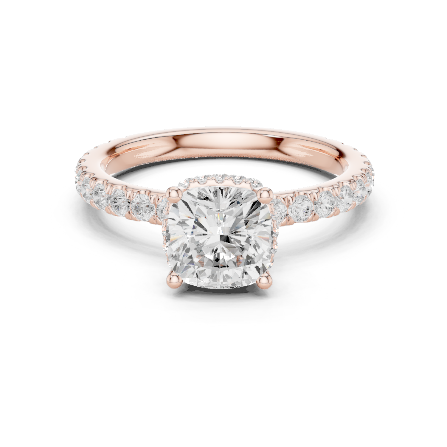 Gold Ring DDLR-873, Rose Gold