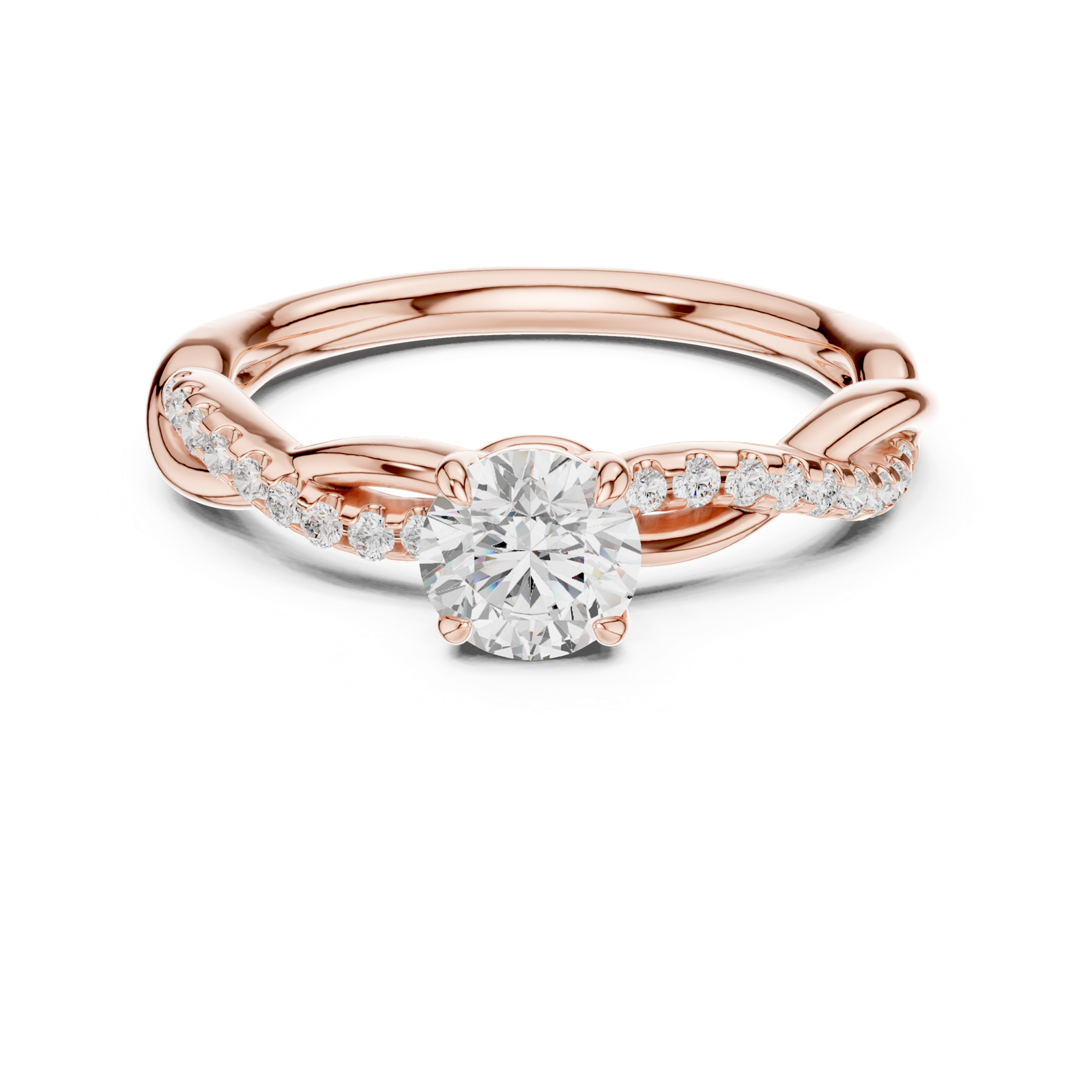 Gold Ring DDLR-589, Rose Gold