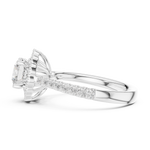 Gold Ring DDLR-665, White Gold, view 3