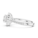 Gold Ring DDLR-665, White Gold, view 3