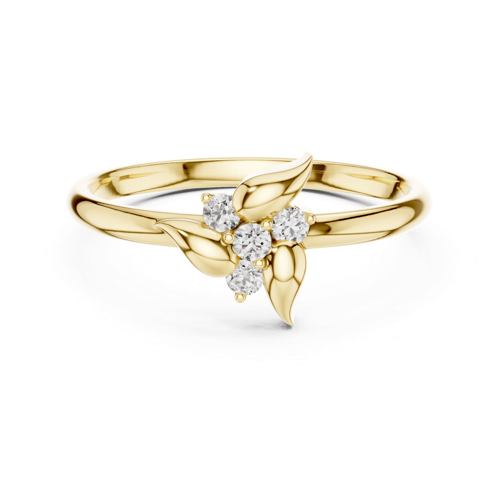 Gold Ring 1 (444), Yellow Gold, view 4