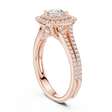 Gold Ring LR-0249, Rose Gold, view 1