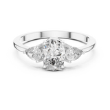 Gold Ring HLR-22, White Gold, view 4