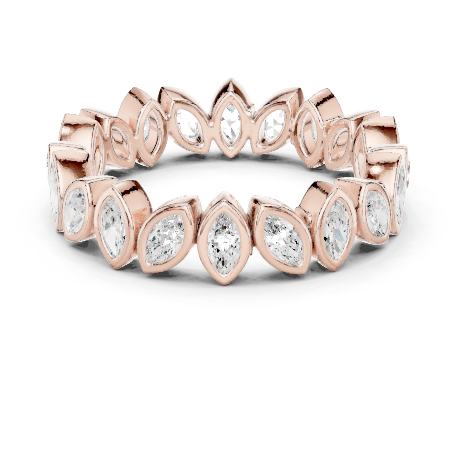 Gold Ring DDLR-311, Rose Gold
