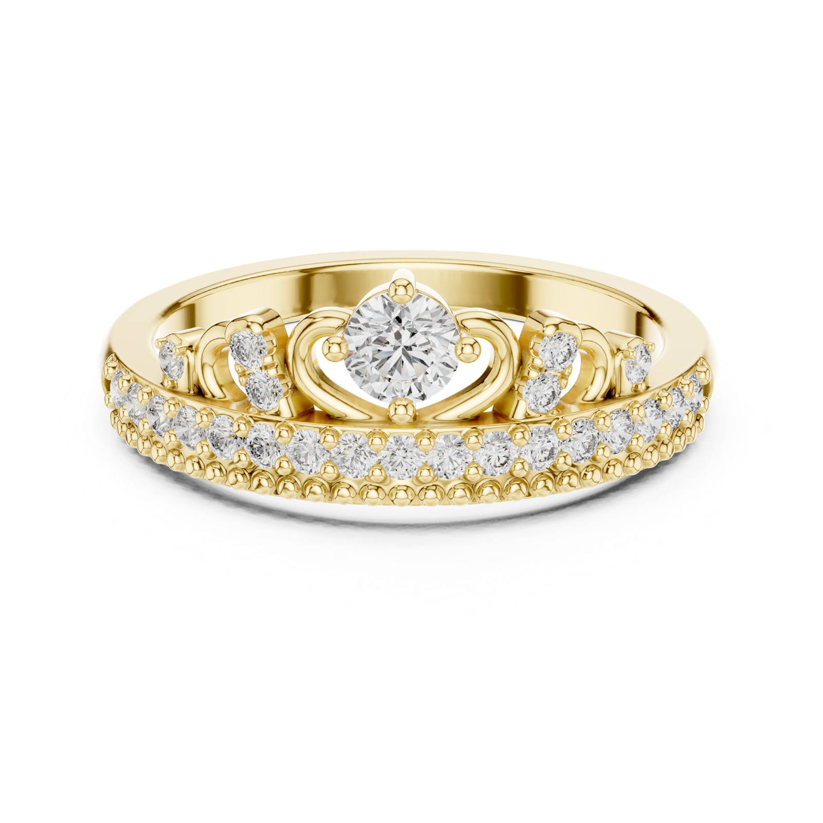 Gold Pendant 9-10059L, Yellow Gold