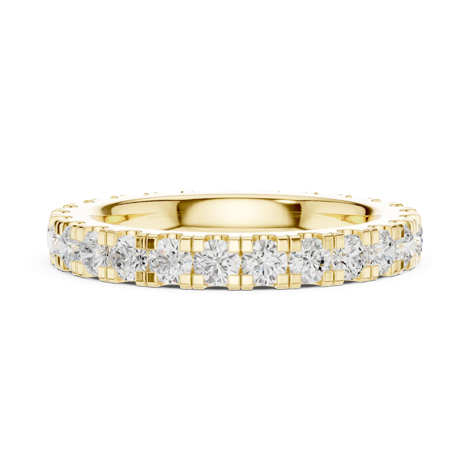 Gold Ring DDLR-607, Yellow Gold, view 3