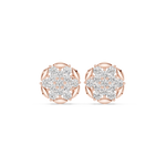 Gold Earrings AGDER-353, Rose Gold