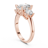 Gold Ring DDLR-902, Rose Gold, view 1