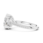 Gold Ring DDLR-955, White Gold, view 3