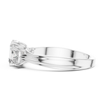 Gold Ring LR-0034, White Gold, view 3