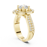 Gold Ring DDLR-401, Yellow Gold