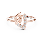 Gold Ring Ledis Ring, Rose Gold, view 4