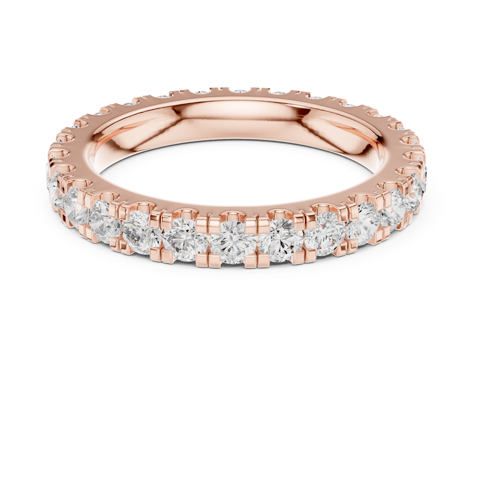 Gold Ring DDLR-607, Rose Gold, view 4