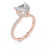 Gold Ring DDLR-1018, Rose Gold, view 2