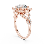 Gold Ring DDLR-061, Rose Gold, view 1