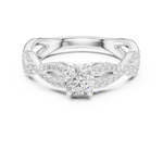 Gold Ring LR-0316, White Gold