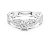 Gold Ring LR-0316, White Gold