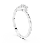 Gold Ring HLR-237, White Gold, view 1