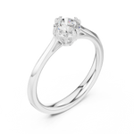 Gold Ring DDLR-554, White Gold, view 2
