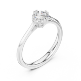 Gold Ring DDLR-554, White Gold, view 2