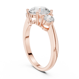 Gold Ring DDLR-817, Rose Gold