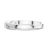 Gold Ring HLR-75, White Gold, view 3