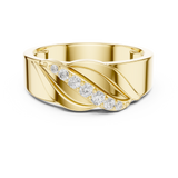 Gold Ring SBMR(27), Yellow Gold, view 4