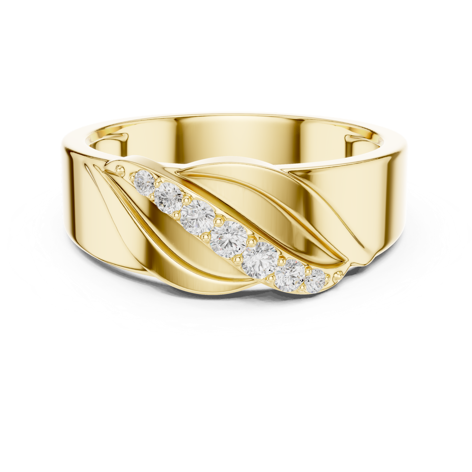 Gold Ring SBMR(27), Yellow Gold, view 4