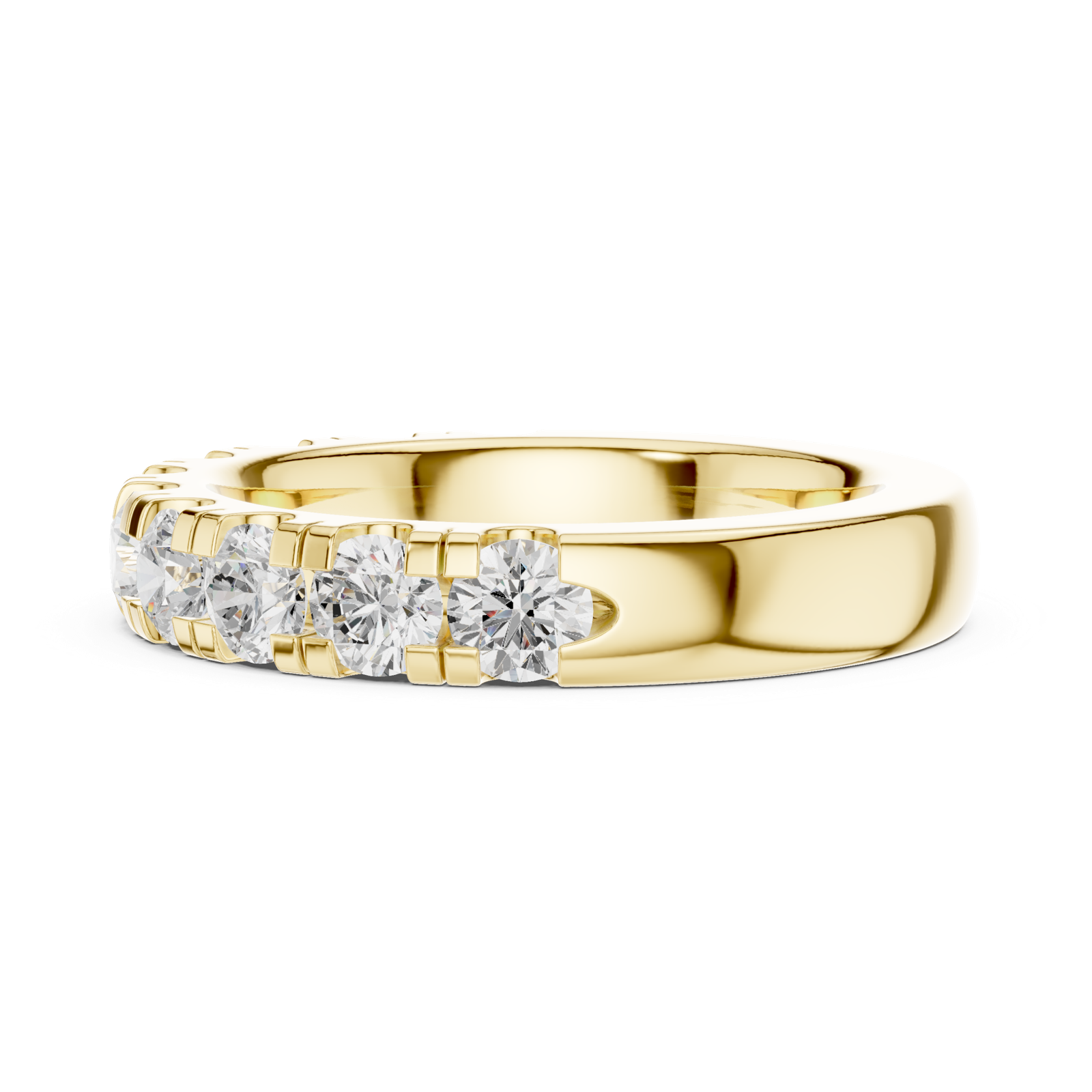 Gold Ring DDLR-600, Yellow Gold, view 3