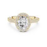 Gold Ring DDLR-364, Yellow Gold, view 4