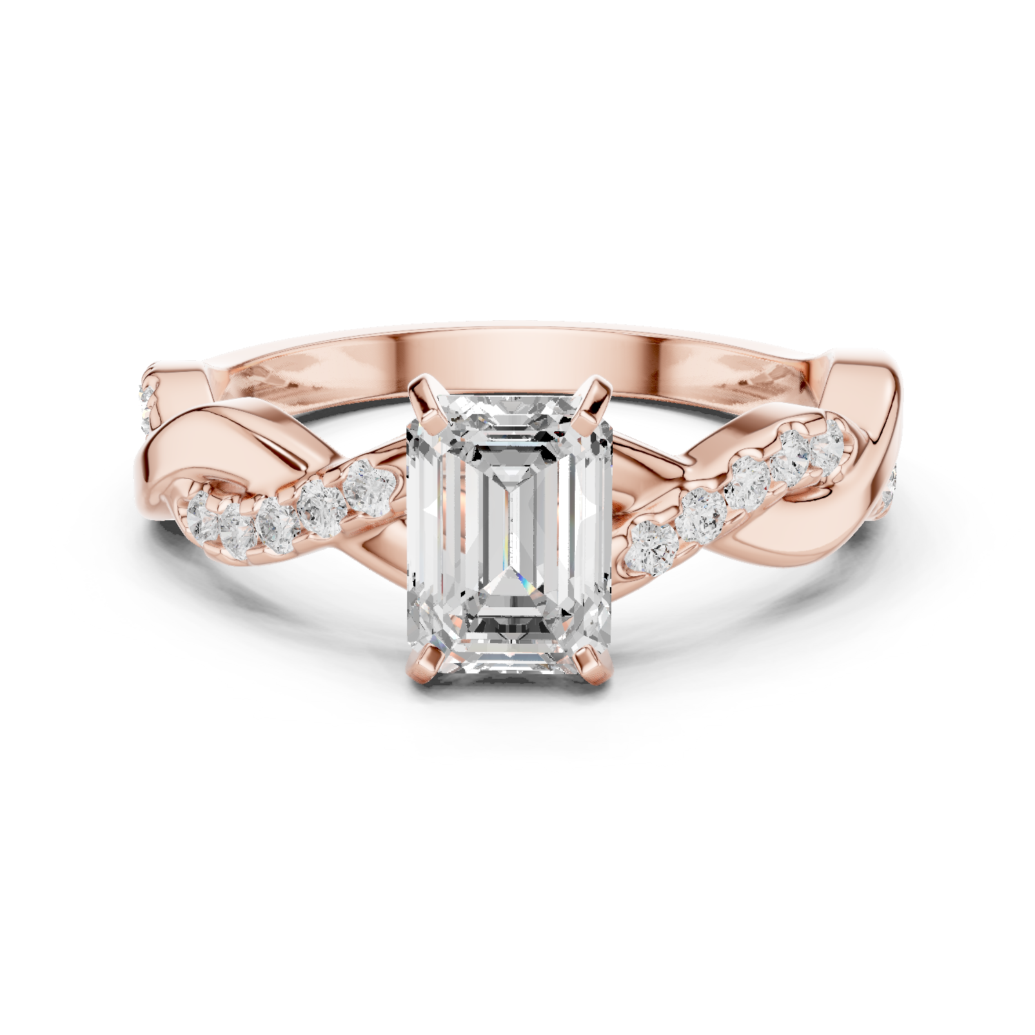 Gold Ring DDLR-1071, Rose Gold