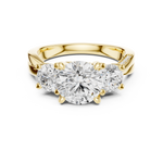 Gold Ring DDLR-273, Yellow Gold, view 4