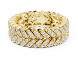 Gold Ring DDLR-315, Yellow Gold, view 4