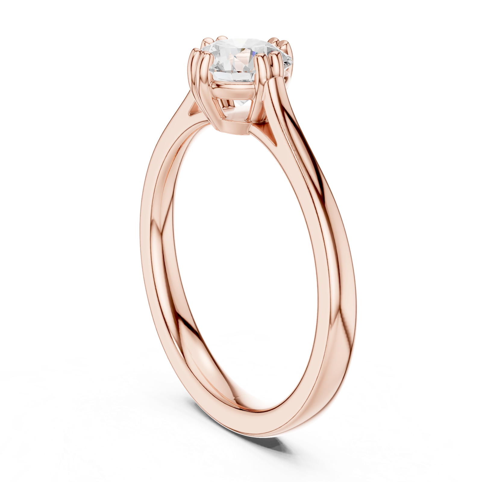 Gold Ring DDLR-541, Rose Gold