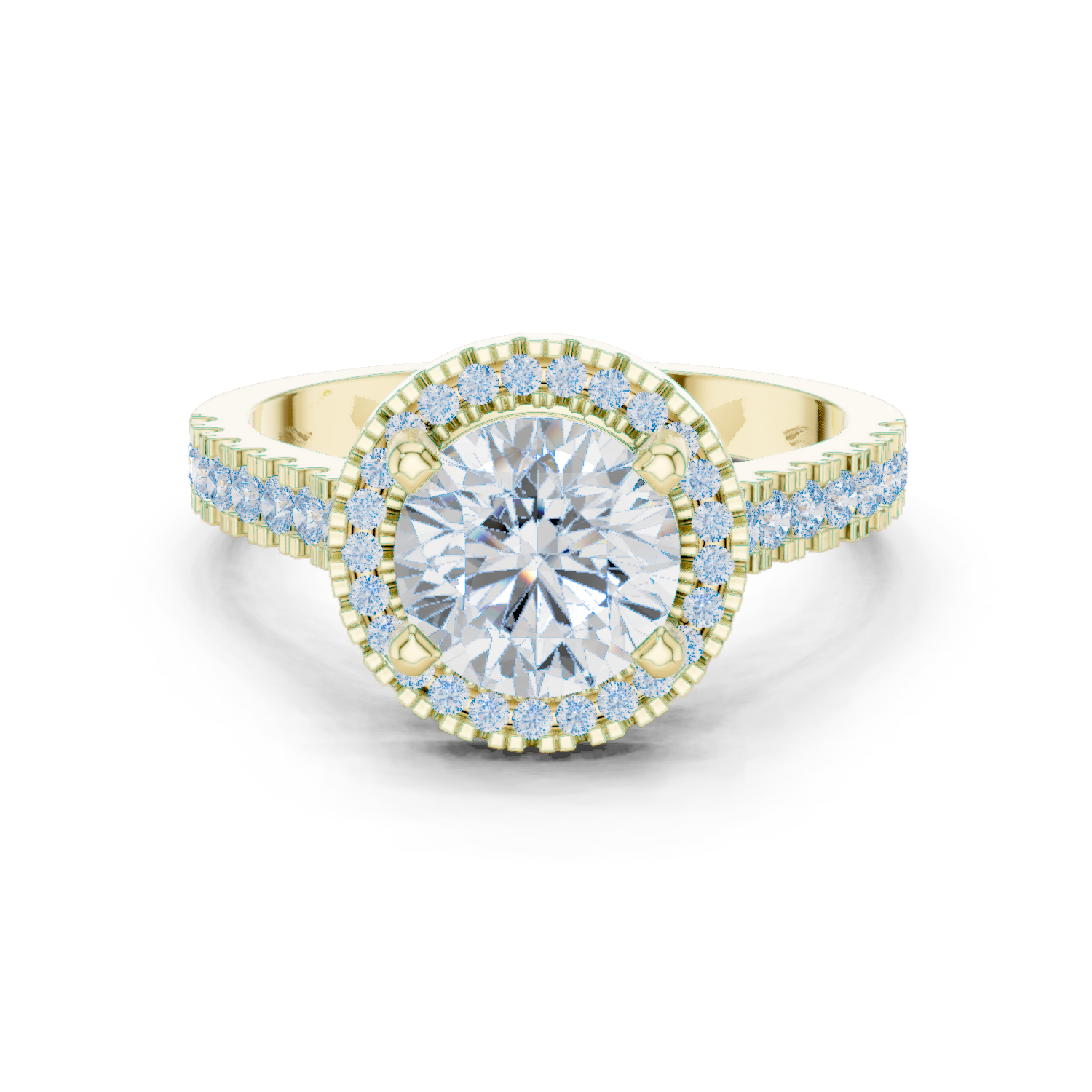 Gold Ring DDLR-345, Yellow Gold