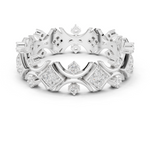Gold Ring R38, White Gold