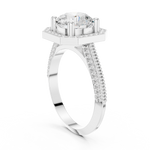 Gold Ring DDLR-407, White Gold