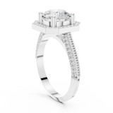Gold Ring DDLR-407, White Gold