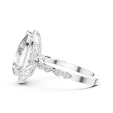 Gold Ring DDLR-186, White Gold, view 3
