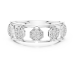 Gold Ring LR-01 (15), White Gold, view 4