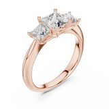 Gold Ring DDLR-044, Rose Gold, view 2