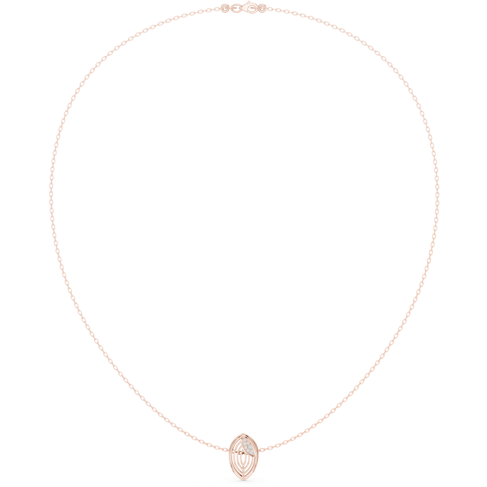 Gold Necklace SBWN (44), Rose Gold