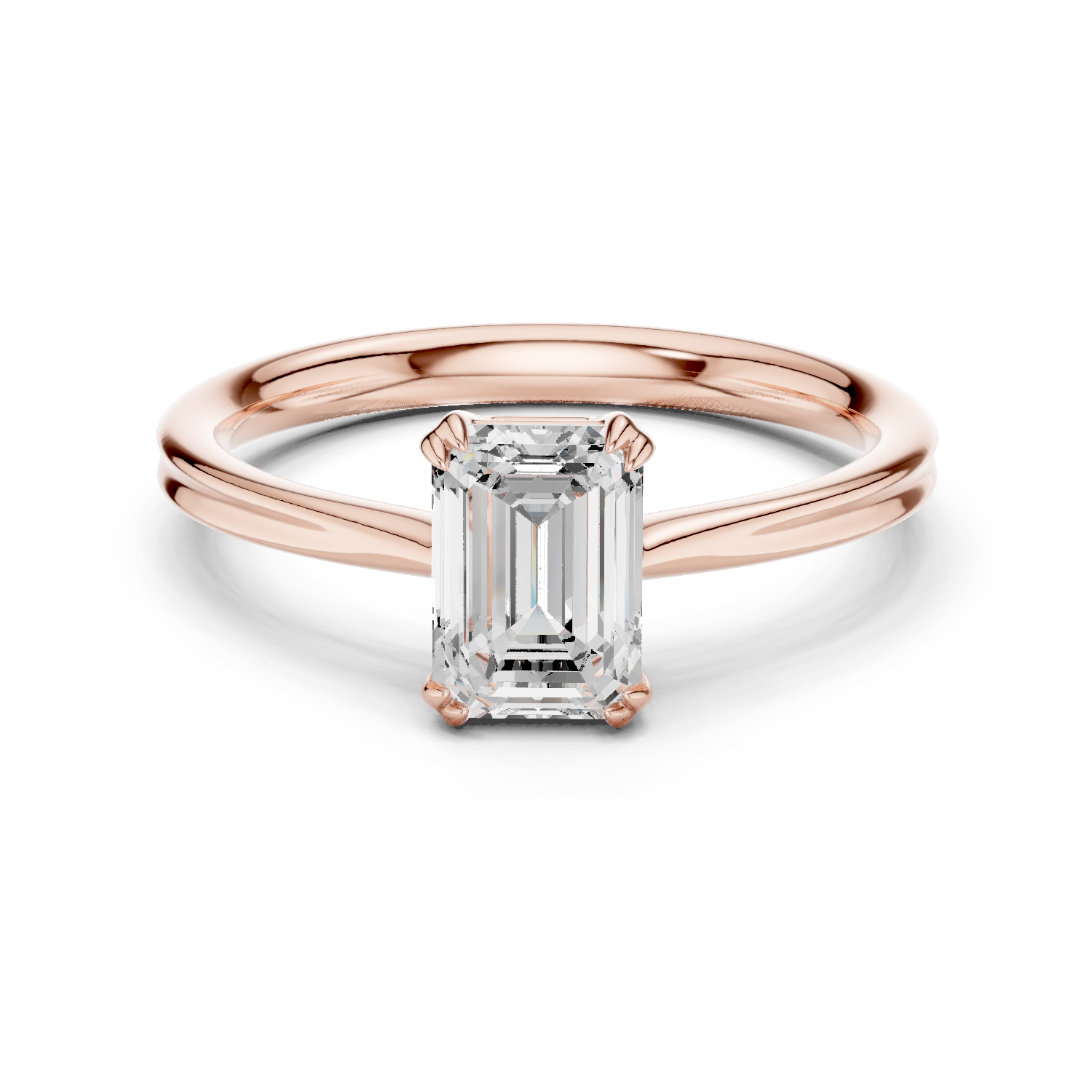 Gold Ring DDLR-802, Rose Gold