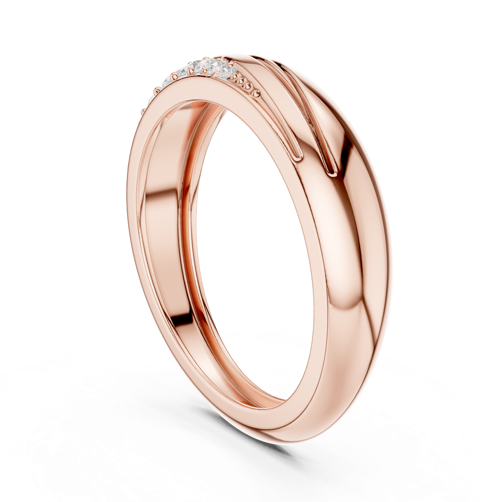 Gold Ring SBMR(14), Rose Gold