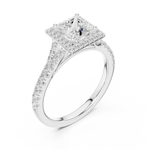 Gold Ring DDLR-912, White Gold, view 2
