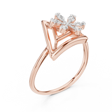 Gold Ring 12-10044@L, Rose Gold, view 2