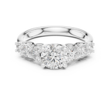 Gold Ring DDLR-681, White Gold, view 4