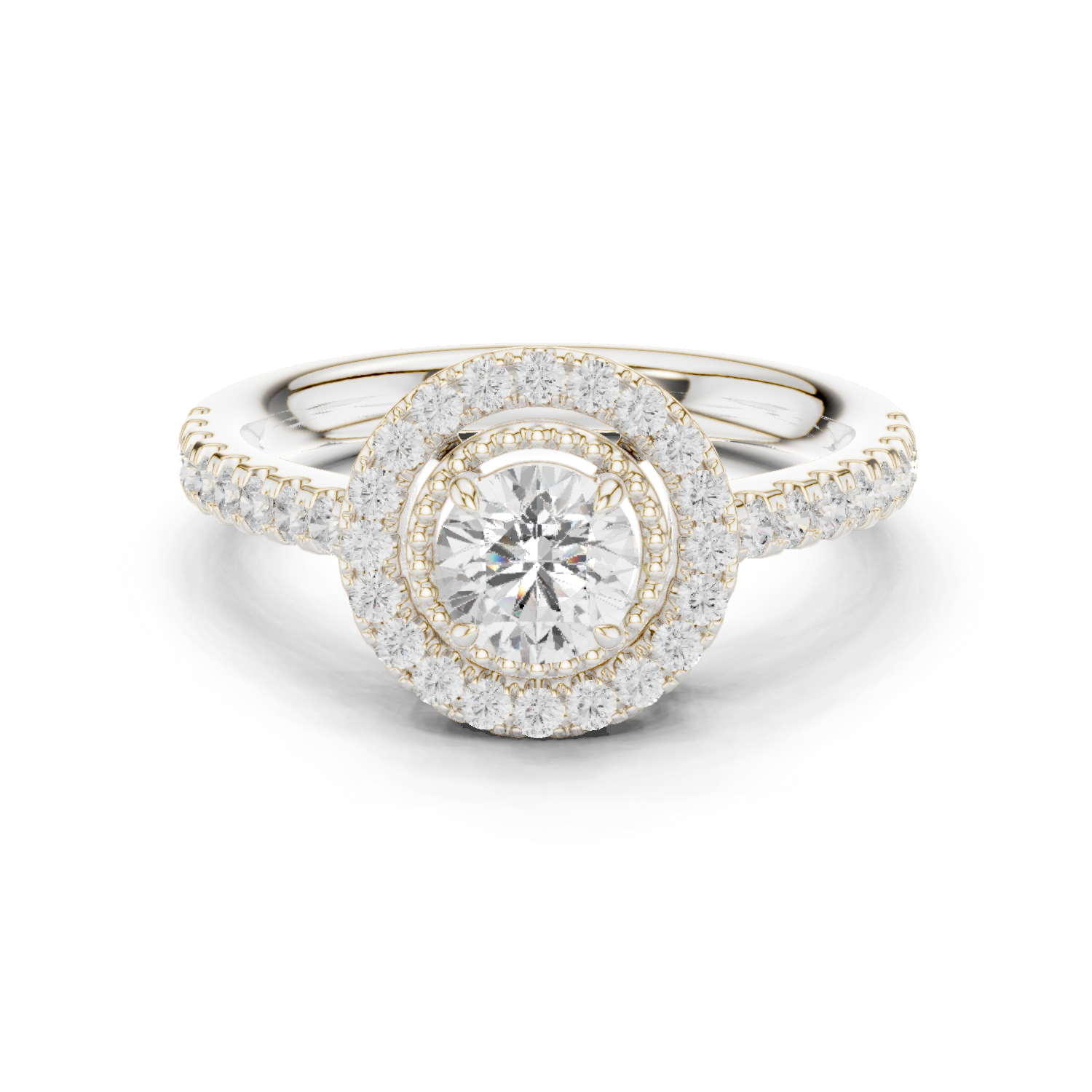 Gold Ring DDLR-668, White Gold